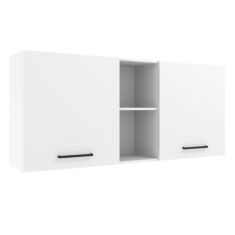 MADESA - Alacena de Cocina Agata 150 cm 2 Puertas 2 Nichos Centrales
