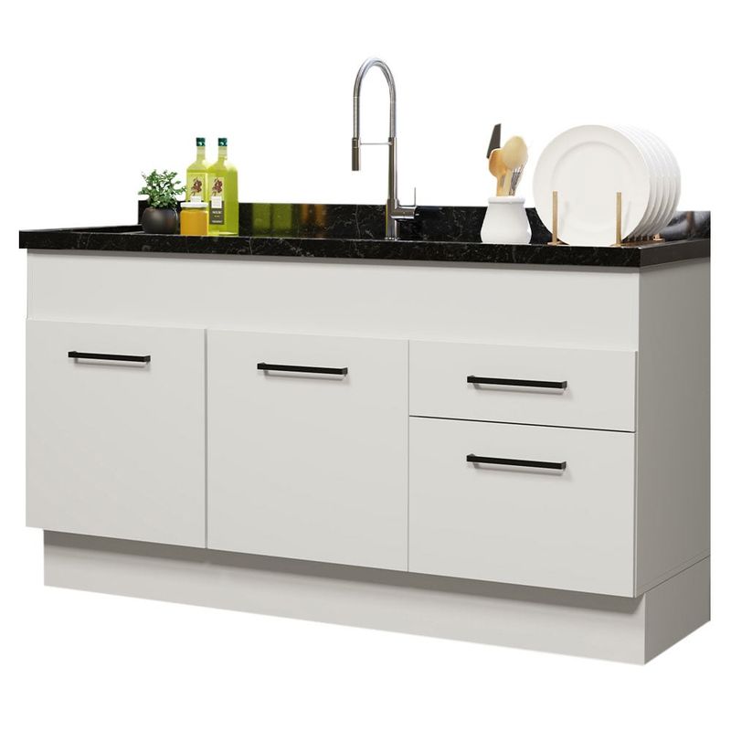 MADESA - Mueble de Cocina Agata 150 cm - Mostrador para Lavadero