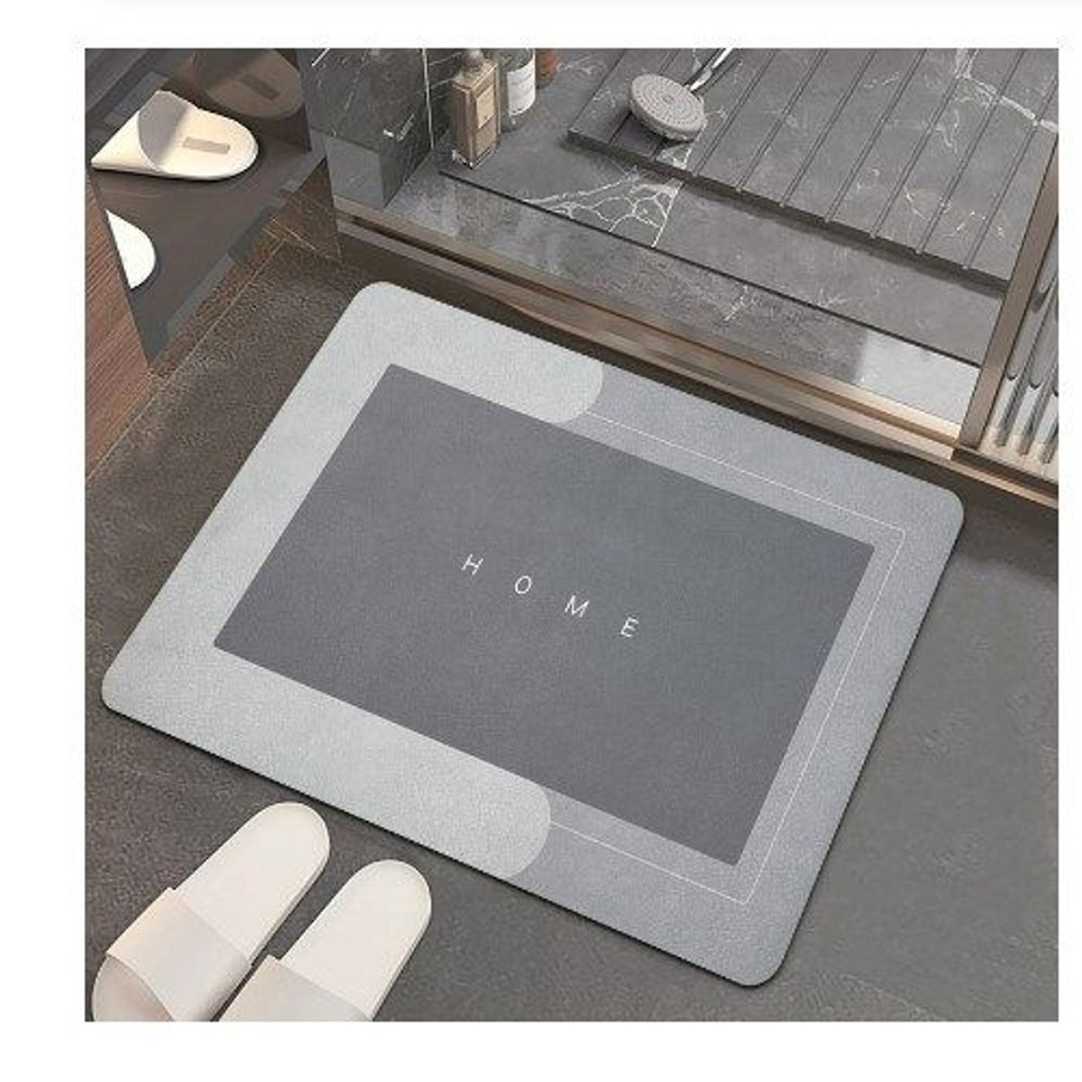 GENERICO - Alfombra absorbente de baño anti deslizante kawaii