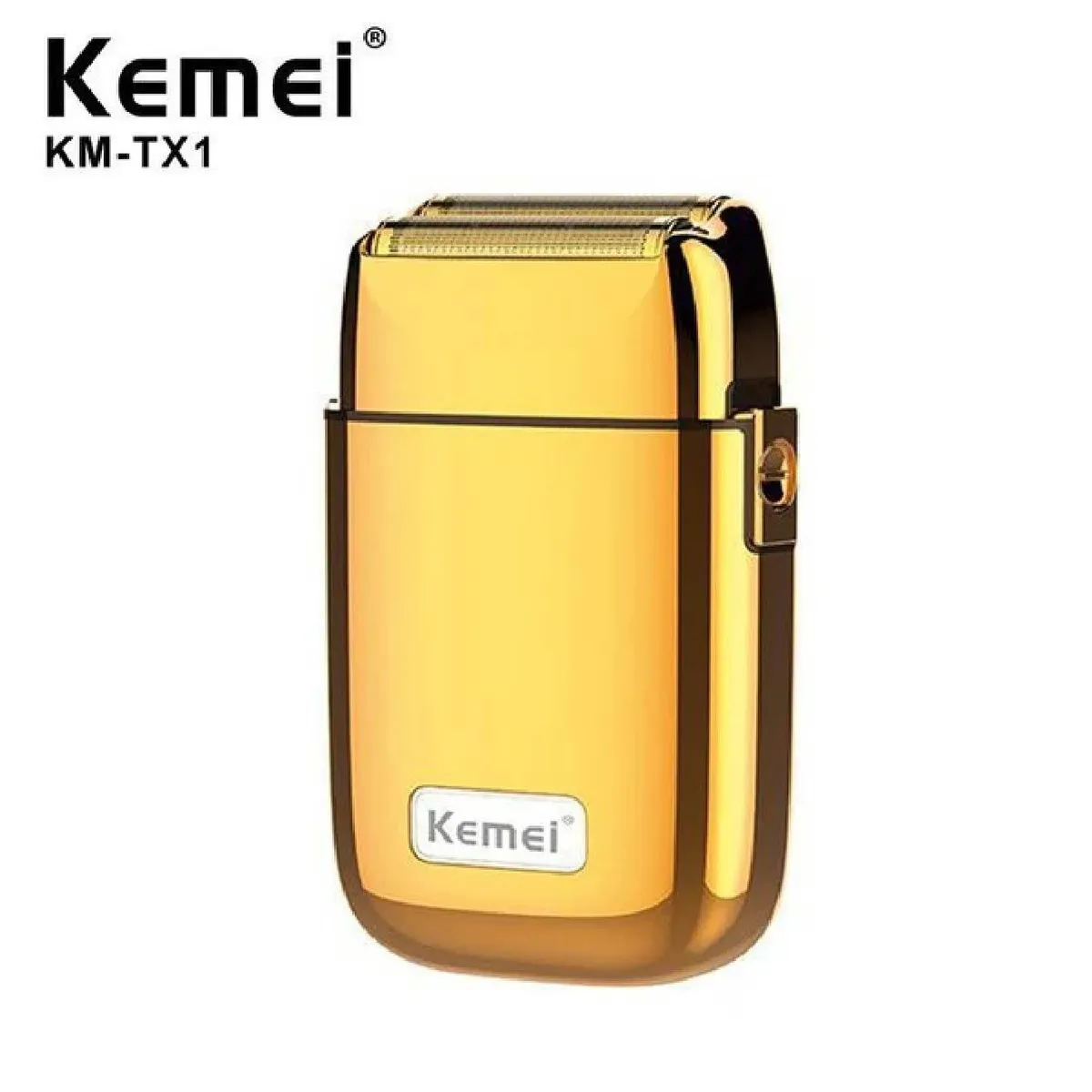 KEMEI - Afeitadora Shaver Kemei Recargable Dorada