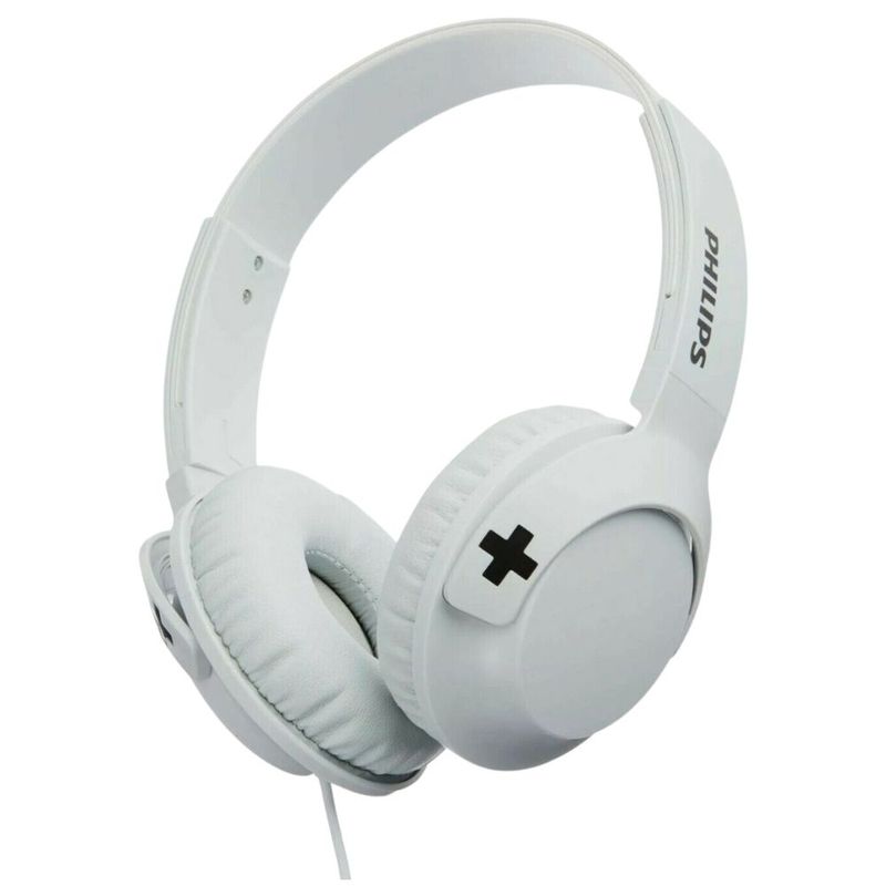 PHILIPS - Philips SHL3075 Supraurales Bass Audífono con Micrófono - Blanco