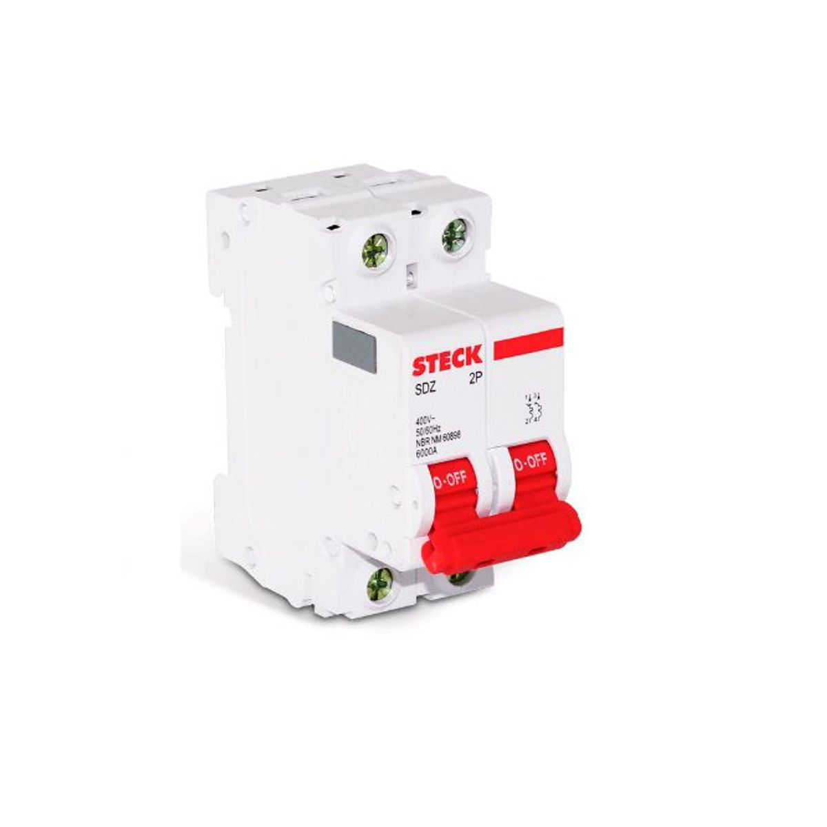 STECK - INTERRUPTOR TERMOMAGNETICO 2P 50A 10KA 415V
