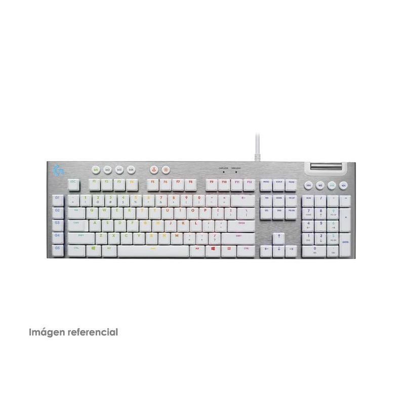 LOGITECH - Teclado Gaming Logitech G G815 Lightsync rgb Blanco 920-011354
