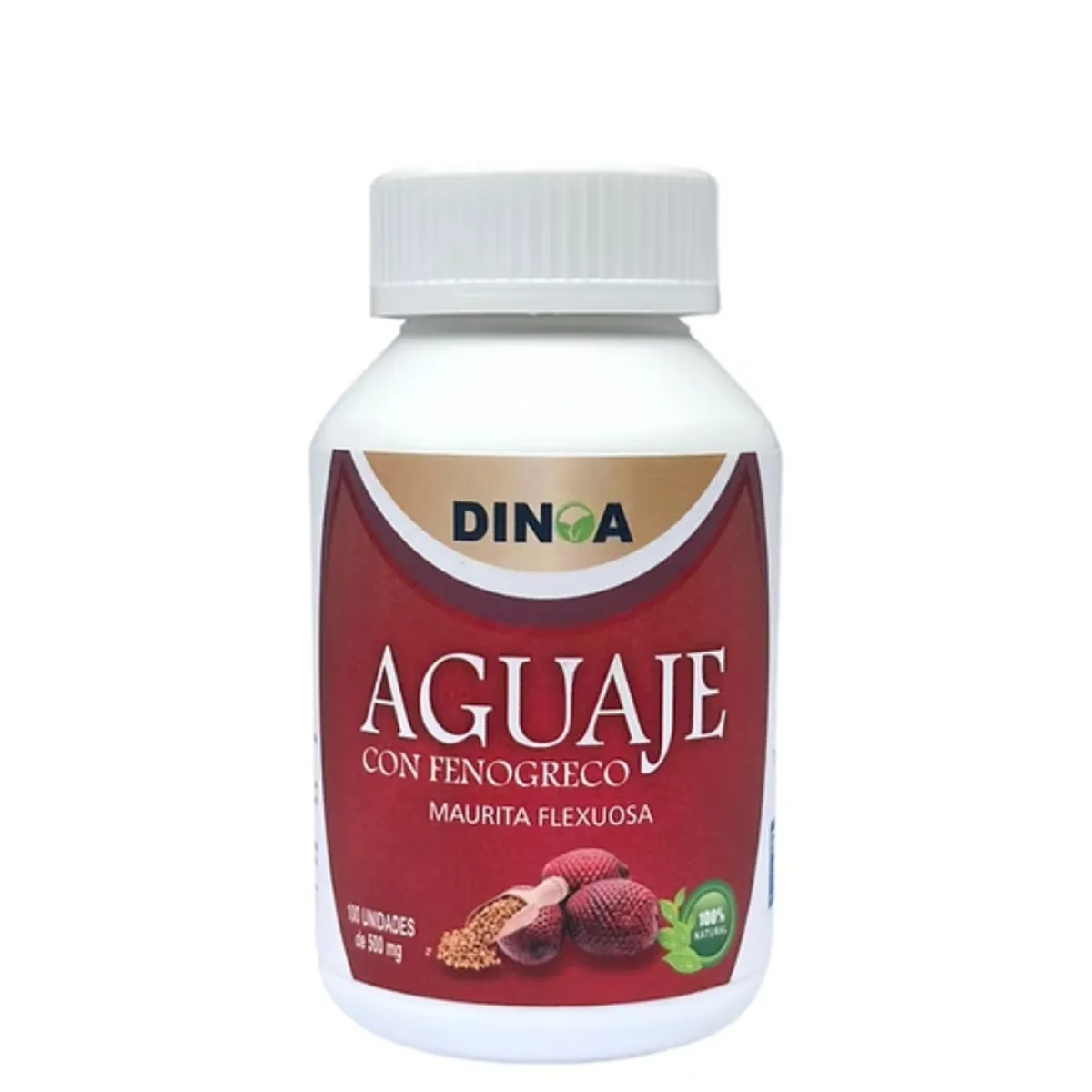 DINOA - Aguaje x 100 Cápsulas Dinoa- Equilibrio hormonal
