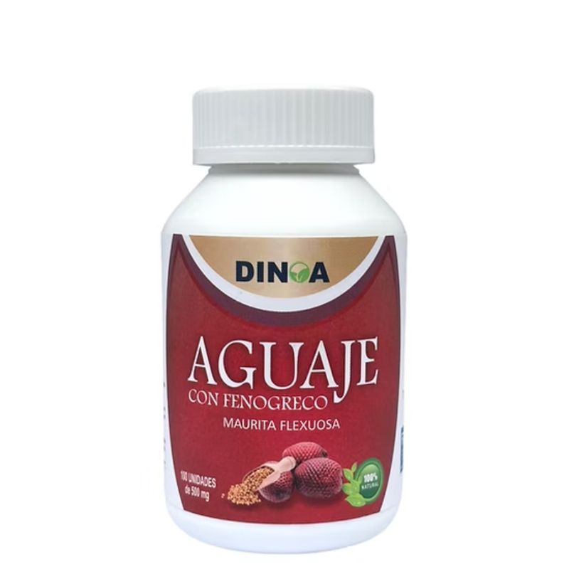 DINOA - Aguaje x 100 Cápsulas Dinoa- Equilibrio hormonal
