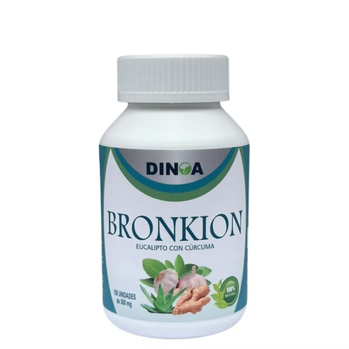 DINOA - Bronkion x 100 Cápsulas Dinoa -Salud Respiratoria