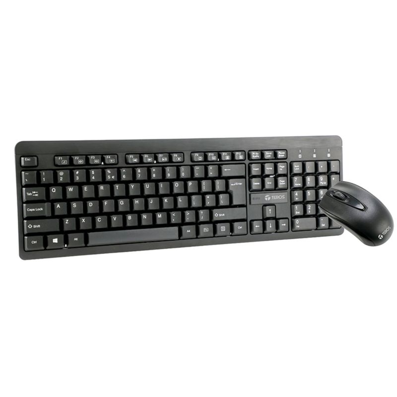 TEROS - Kit Inalámbrico Multimedia Teclado  Mouse Teros Te-4061n
