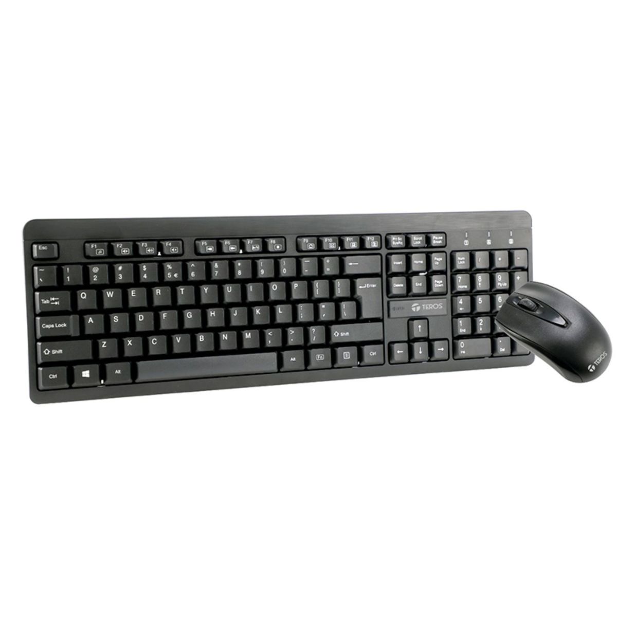 Teros - Kit Inalámbrico Multimedia Teclado  Mouse Teros Te-4061n