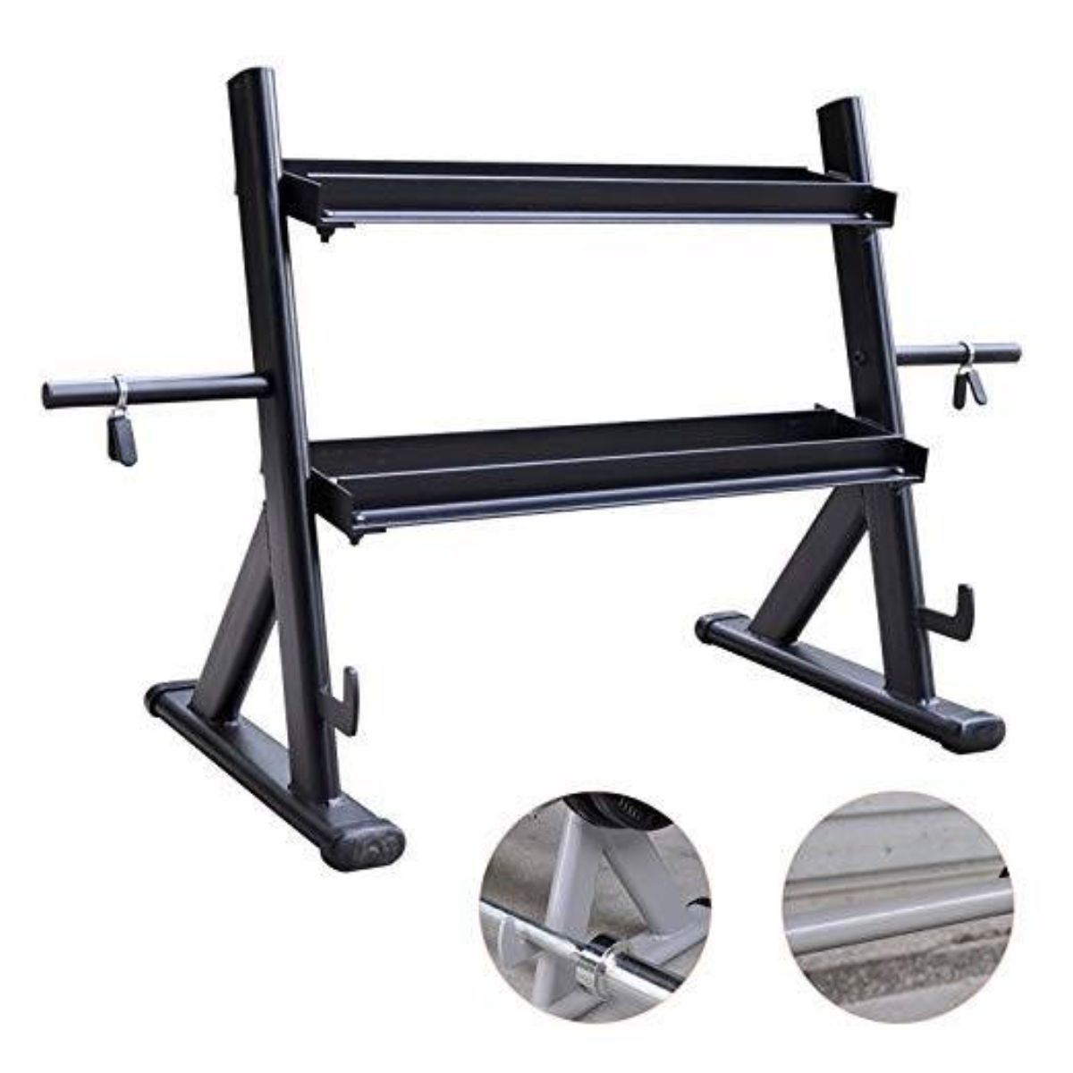 GENERICO - Rack para Mancuernas Barras y Discos