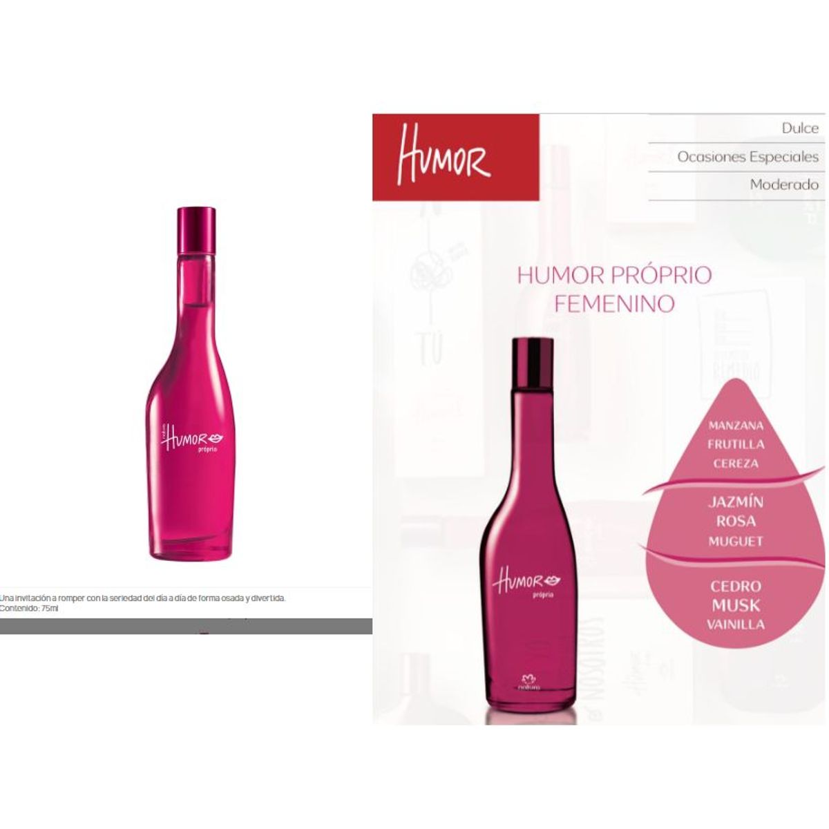NATURA - Natura Perfume Humor Proprio Femenino -75 ml