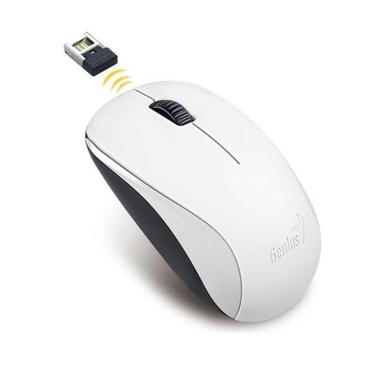 GENIUS - Genius NX-7000 Mouse Inalámbrico Blue-Eye Sensibilidad 1200 DPI-Blanco