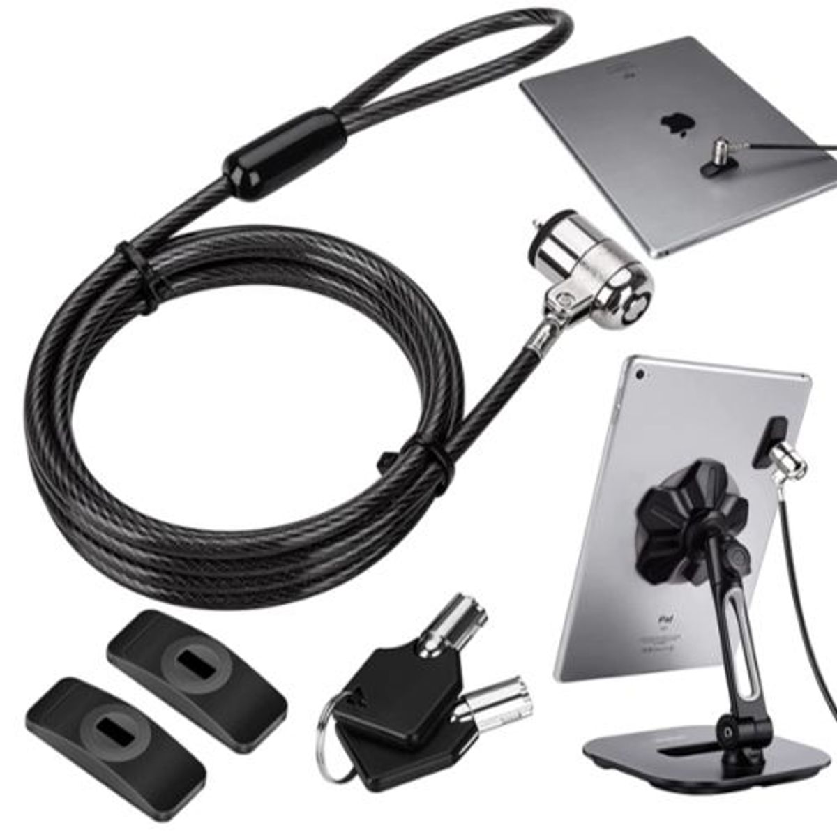 GENERICO - CABLE DE SEGURIDAD PARA LAPTOP TABLET O CELULARES CON LLAVE