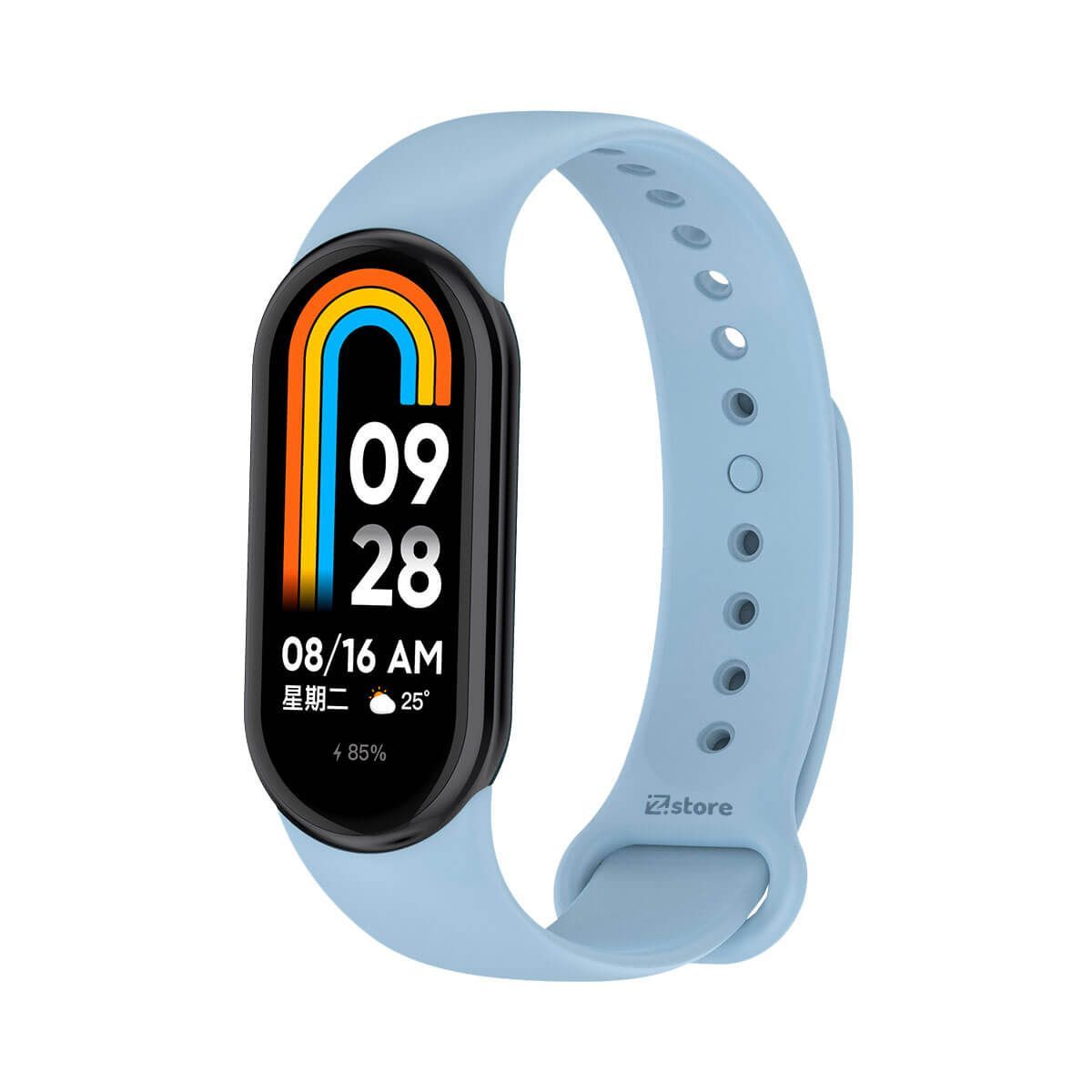 GENERICO - Correa Compatible con Xiaomi Mi Band 8 Celeste Cielo