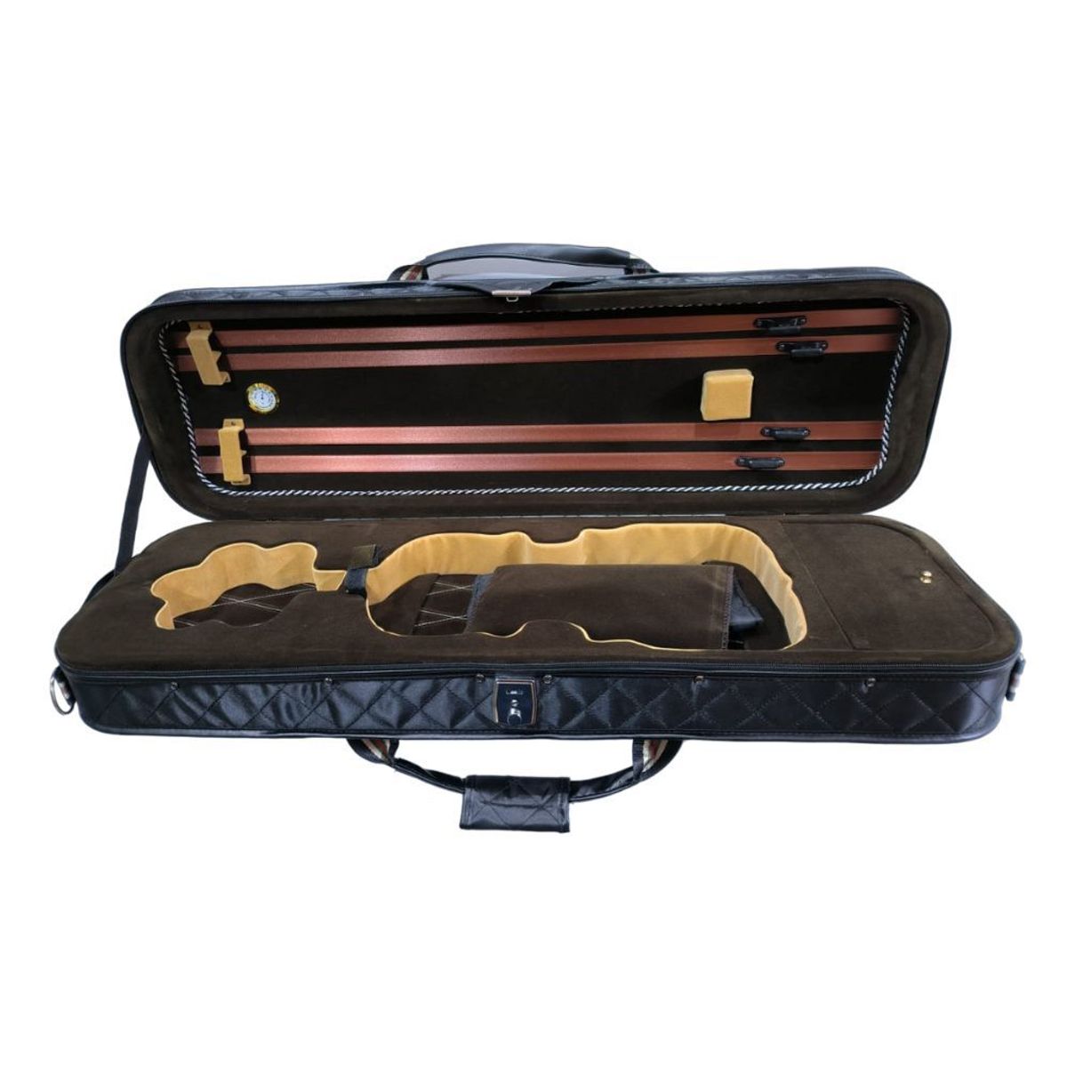 GENERICO - Estuche rectangular con medidor de humedad para violín 4.4