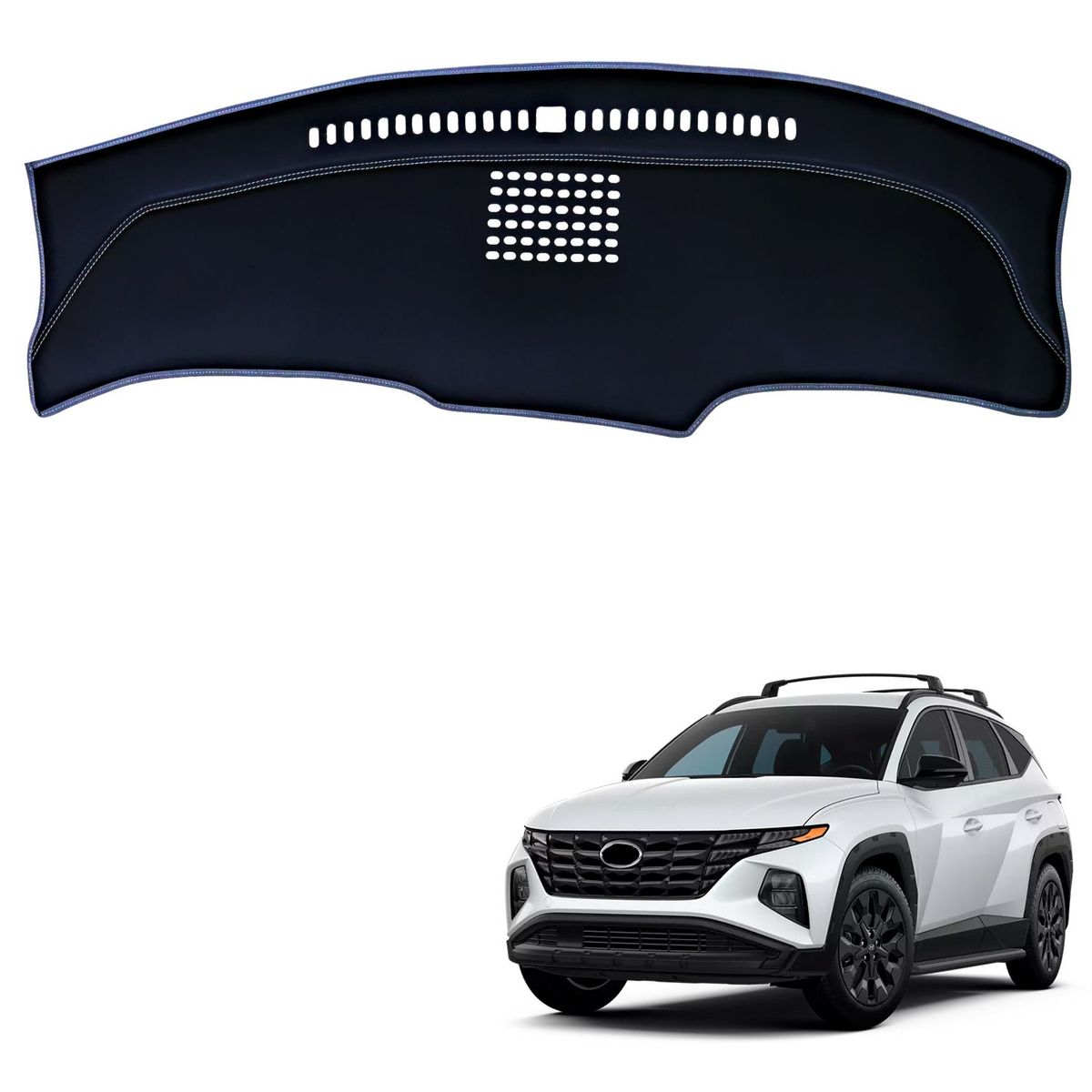 TECGO - PROTECTOR CUBRE TAPETE TABLERO TIPO HYUNDAI TUCSON 2022