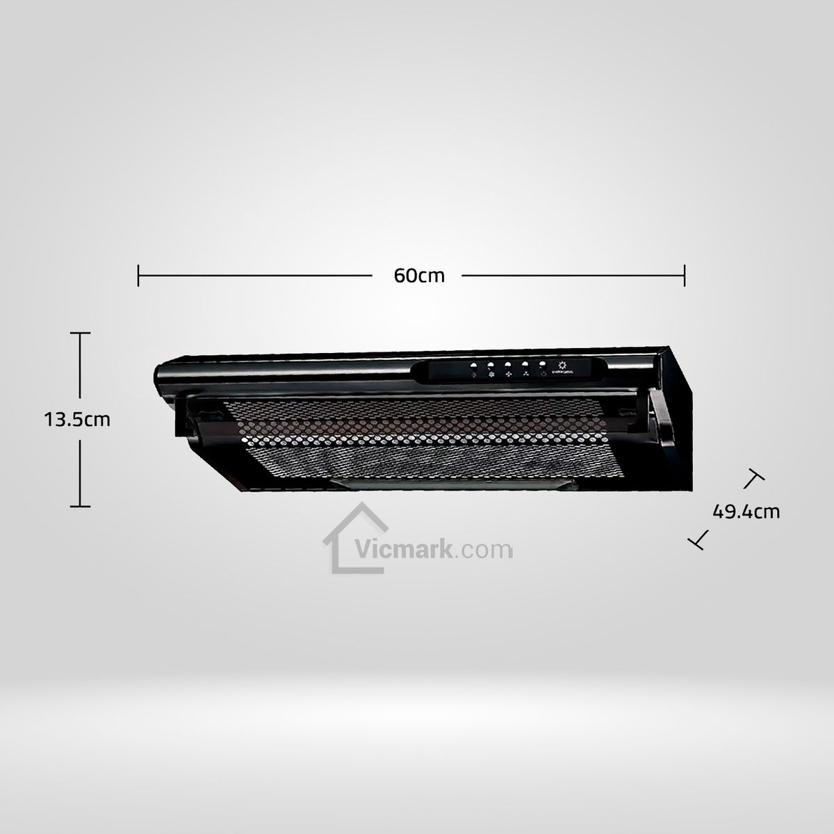 INDURAMA - Campana Extractora Indurama 3 Velocidades CEI-602NE
