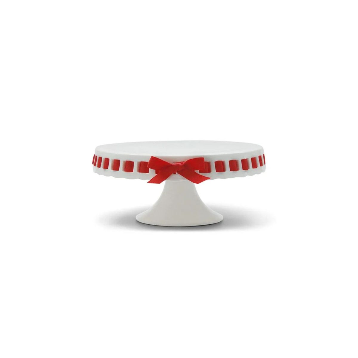 GENERICO - Porta torta de loza redondo de 31 cm