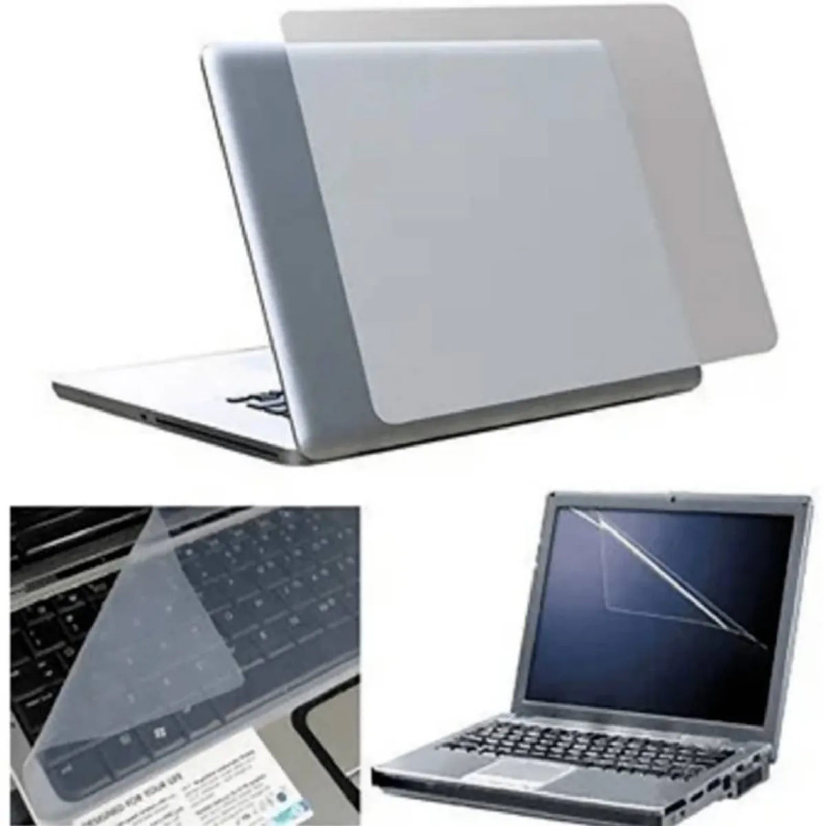 OTTOWARE - Protector 3 en 1 para laptop teclado + pantalla + skin 15.6"