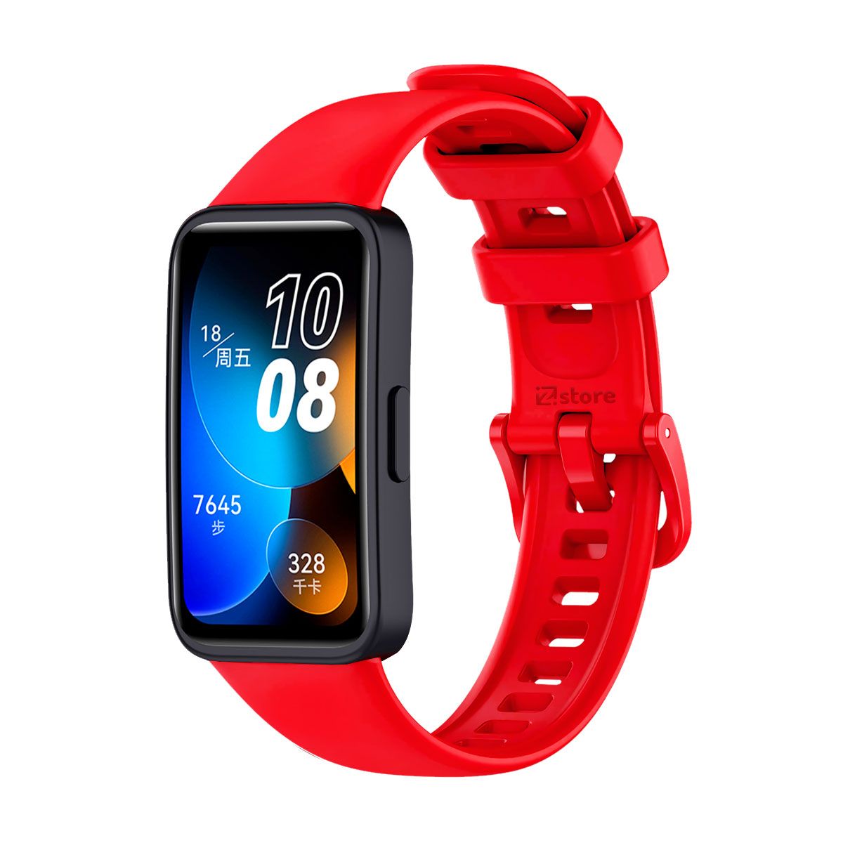 GENERICO - Correa Compatible con Huawei Band 8 Rojo