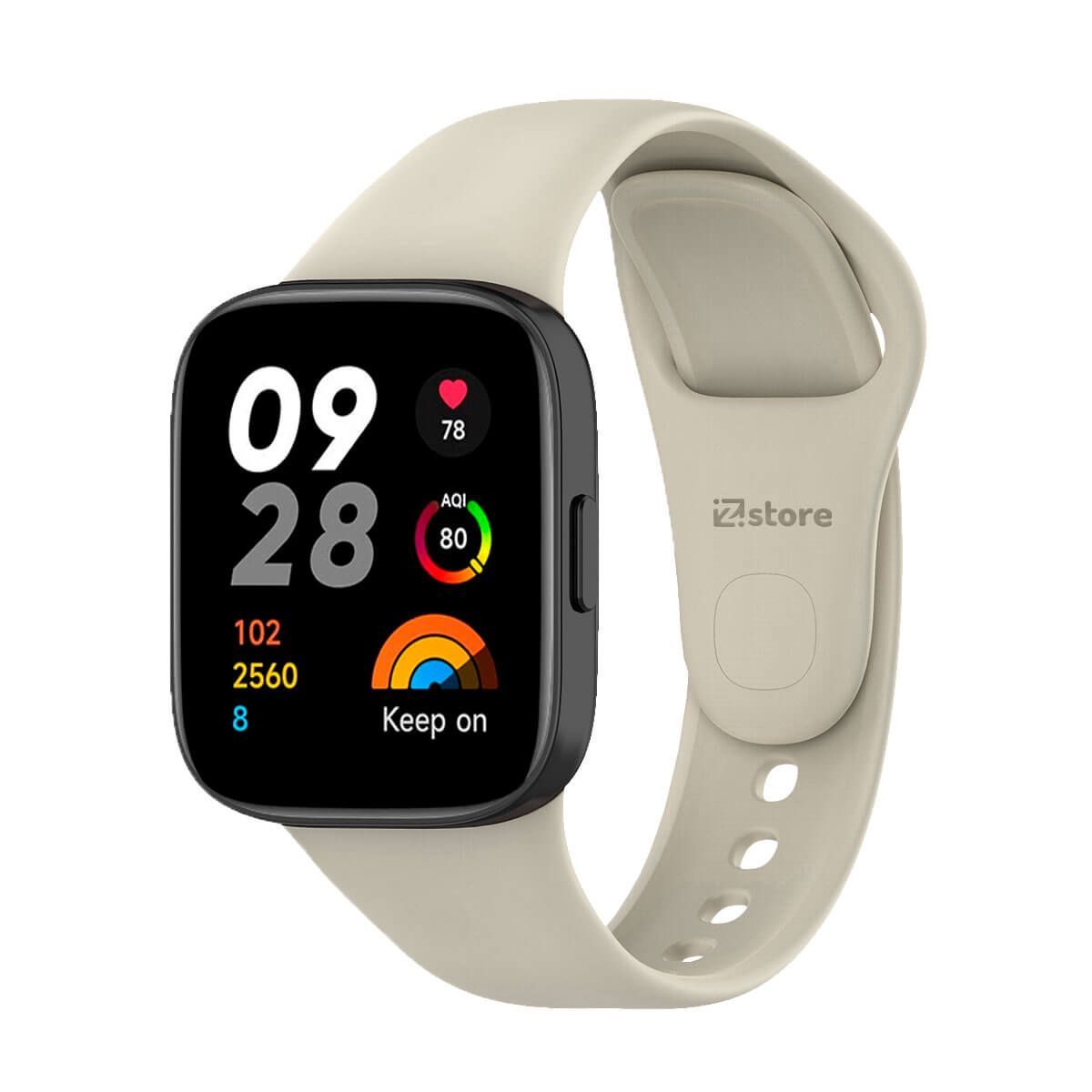 GENERICO - Correa Compatible con Redmi Watch 3 Crema