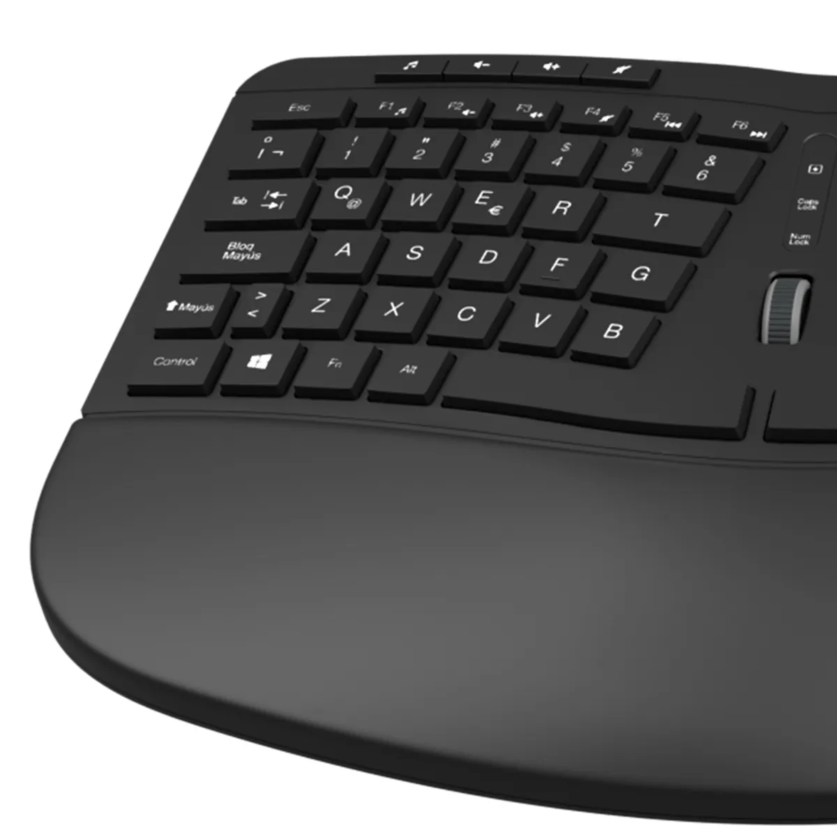 KLIPXTREME - Teclado Klip Xtreme Transcend Wireless Ergonómico Inalámbrico KBK-530S