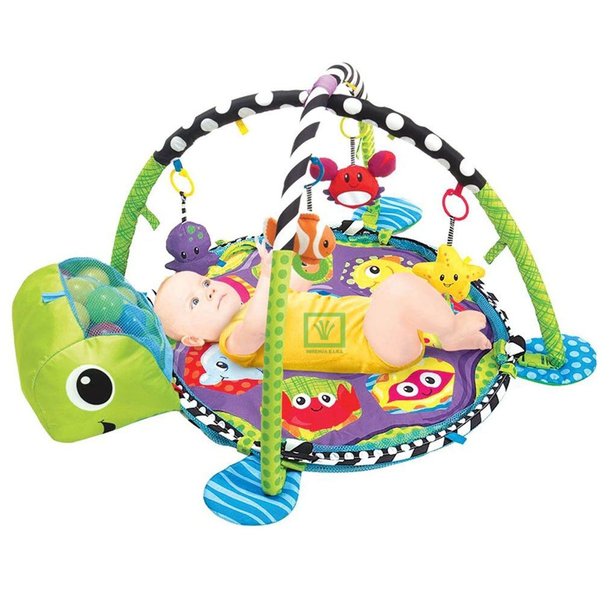 IDEAL - Gimnasio de Bebe Didáctico 3 en 1 con Pelotas