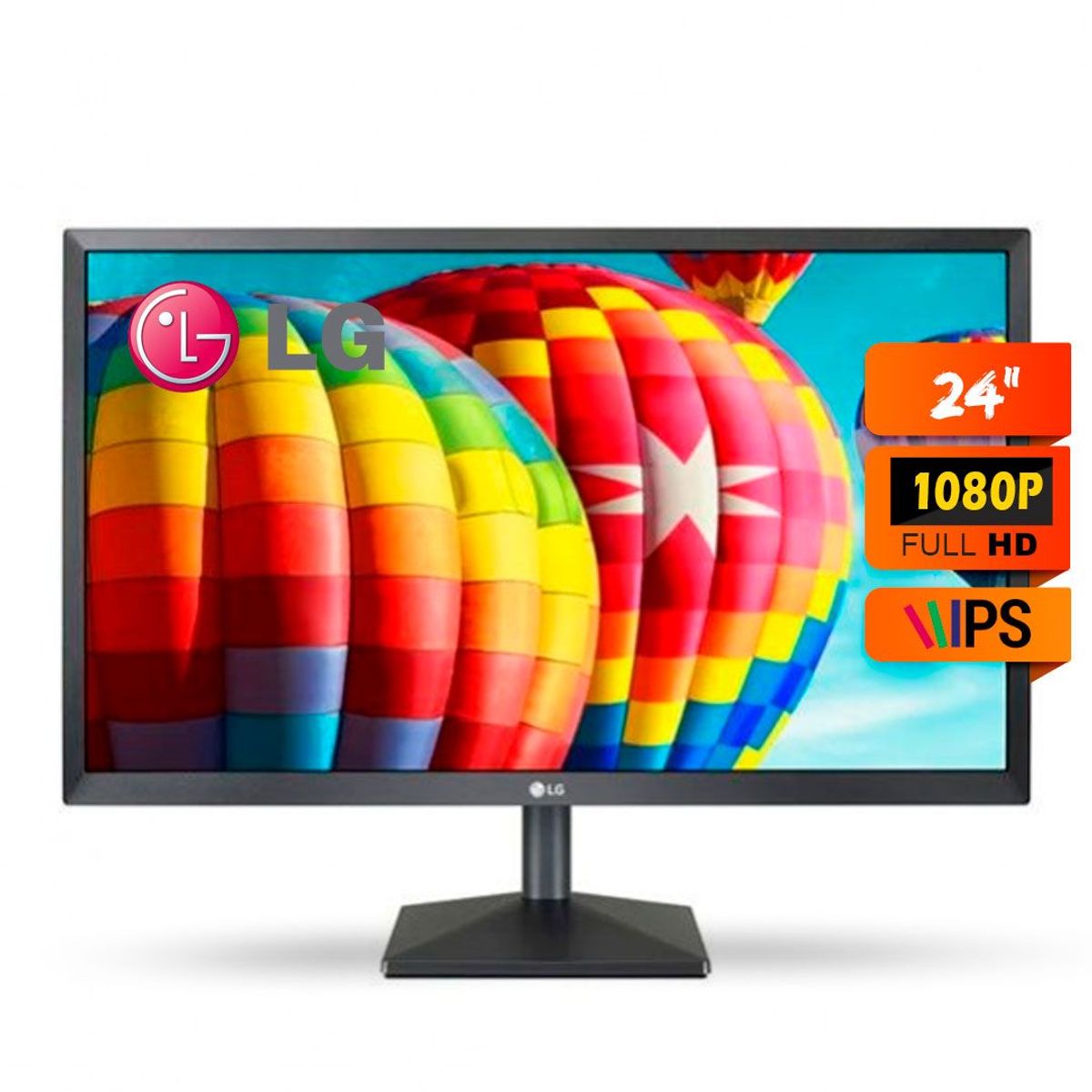 LG - Monitor LG 24 Full HD AMD FreeSync IPS plano - 24MK430H-B