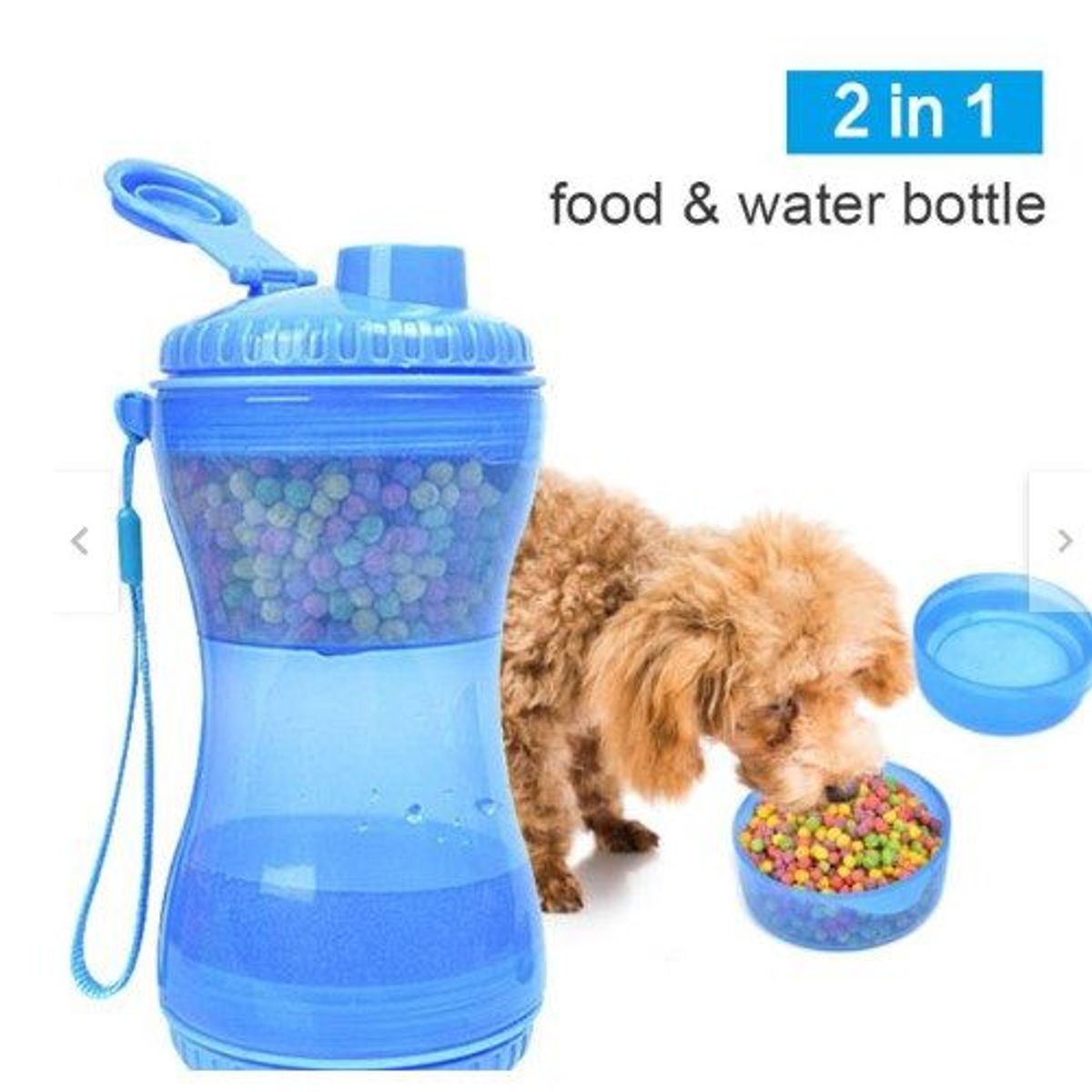 GENERICO - Bebedero para Perro 2 en 1 - Agua y Comida