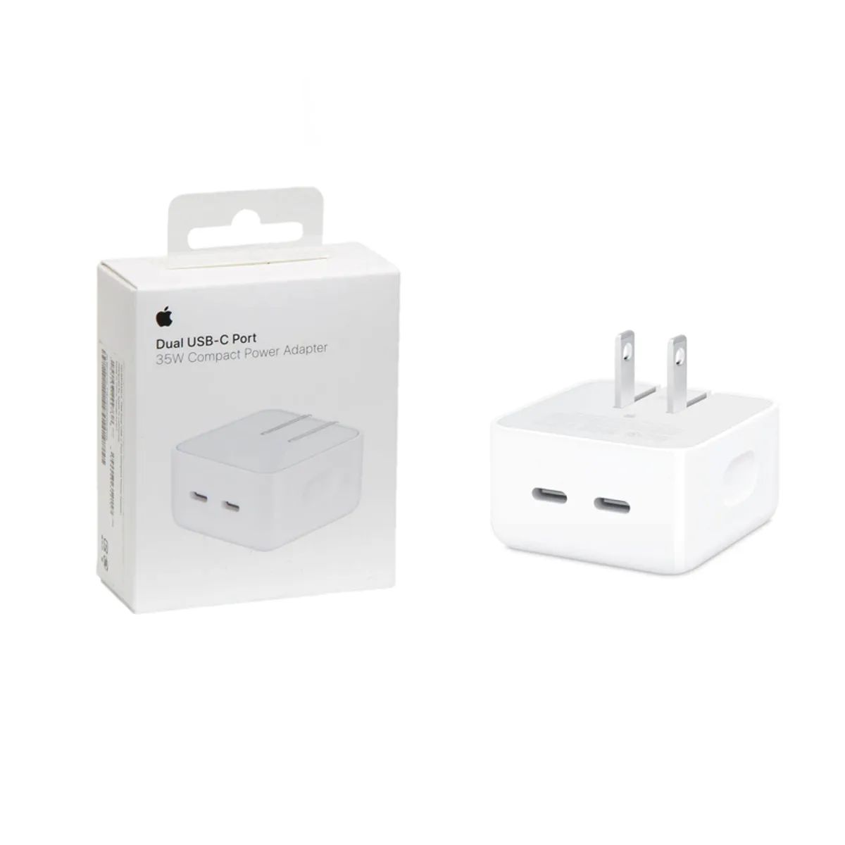 APPLE - Adaptador de Carga Tipo C con 2 Puertos Apple