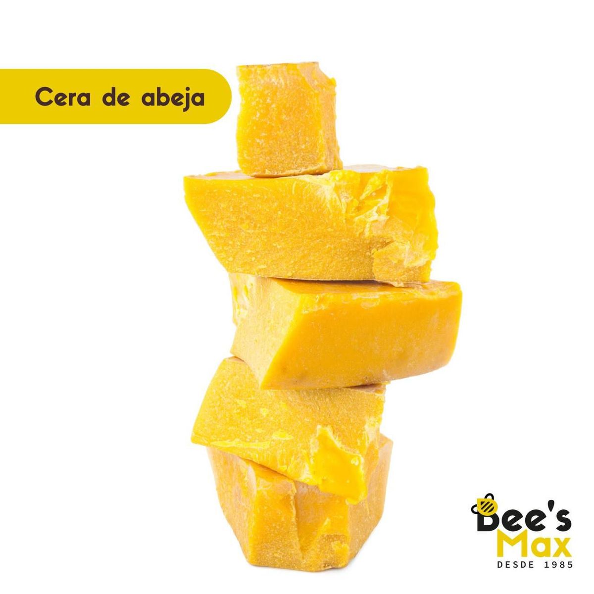 BEE'S MAX - Cera De Abeja En Bloque Opérculo 150gr