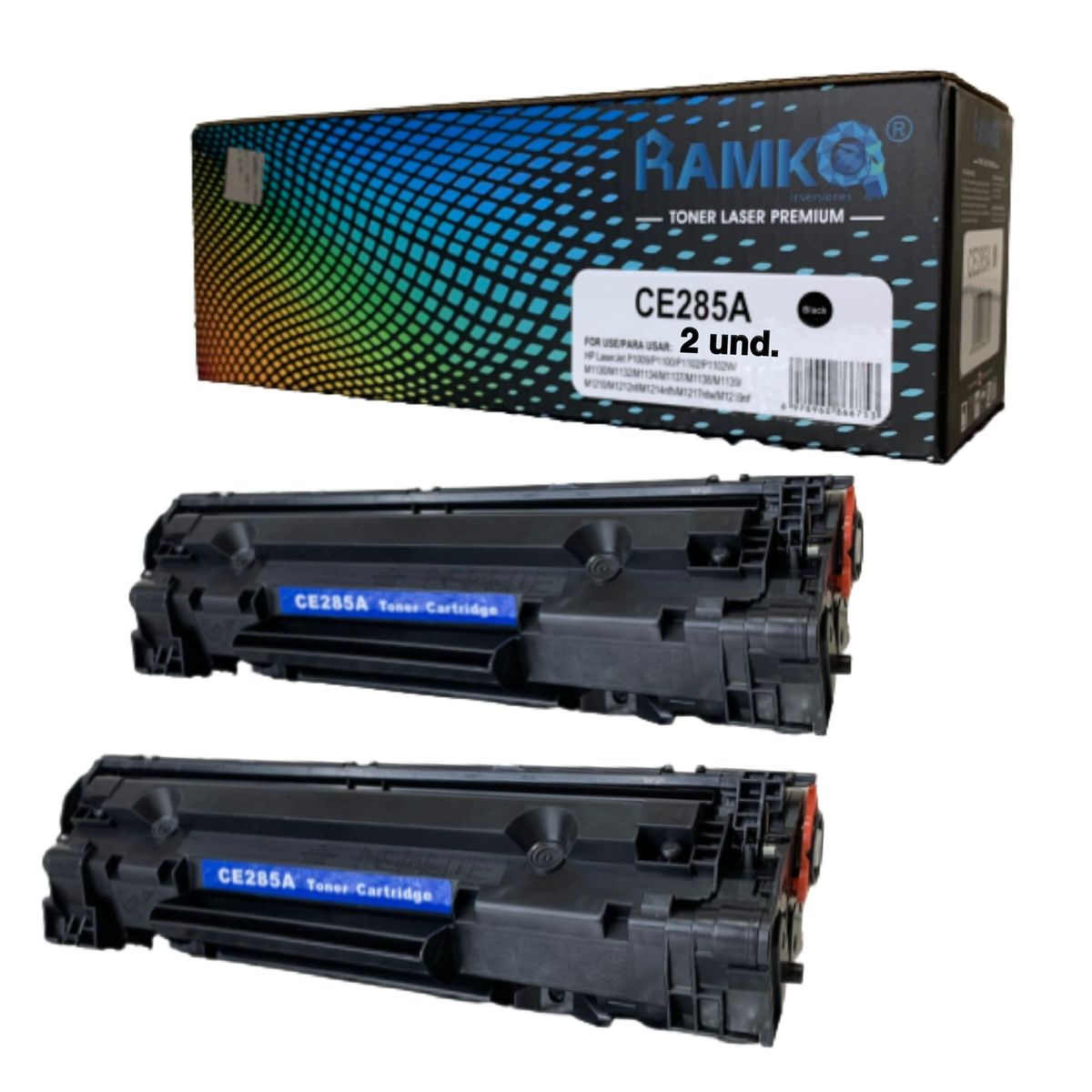 RAMKO - Toner compatible ramko 85a ce285a pack x 2 und