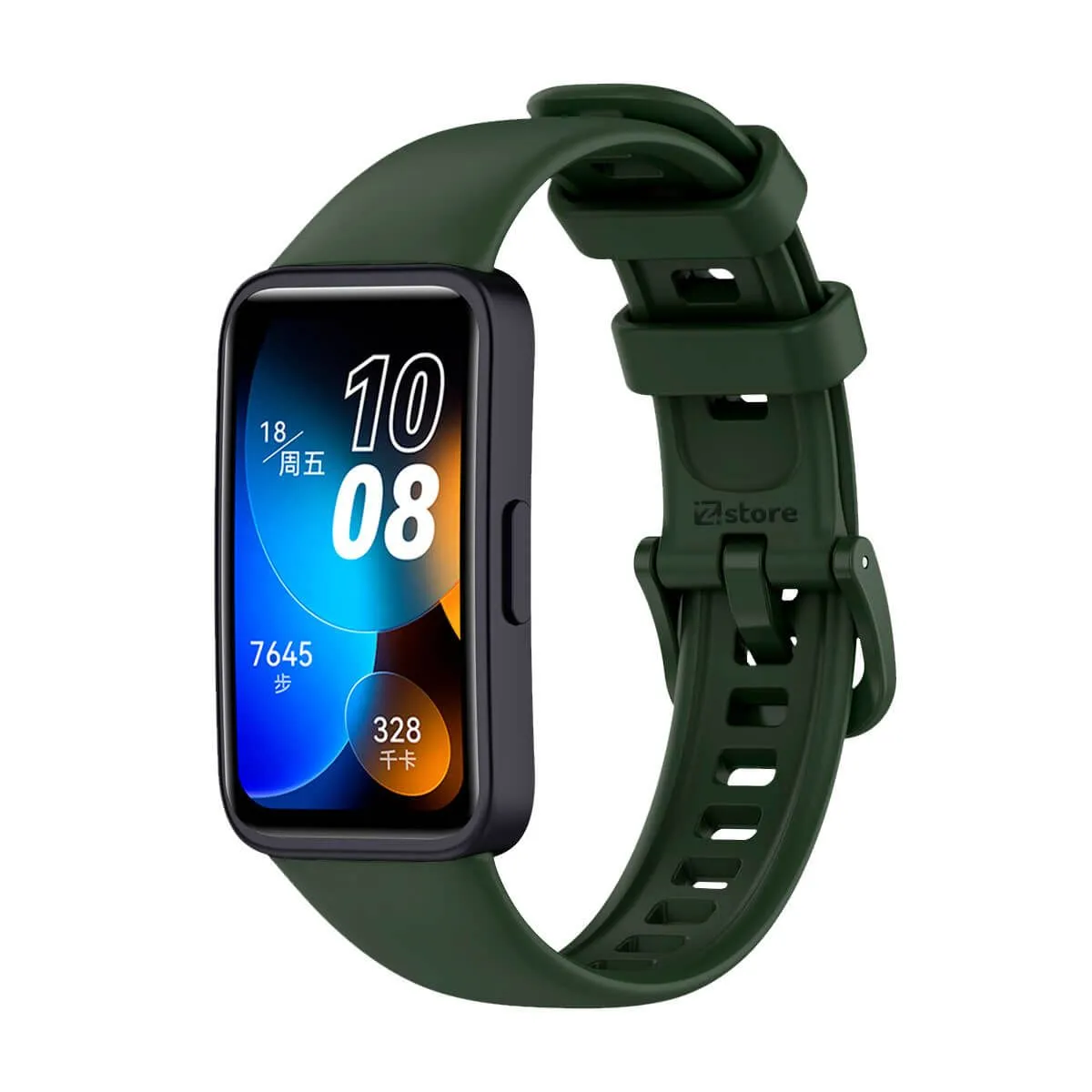 GENERICO - Correa Compatible con Huawei Band 8 Verde Militar