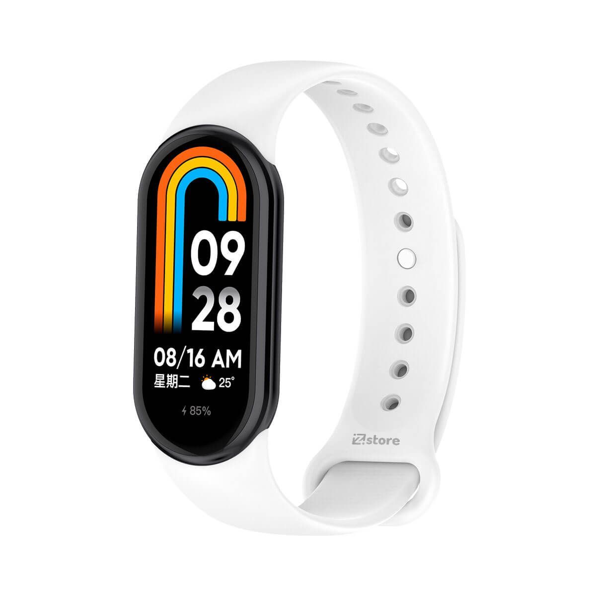 GENERICO - Correa Compatible con Xiaomi Mi Band 8 Blanco