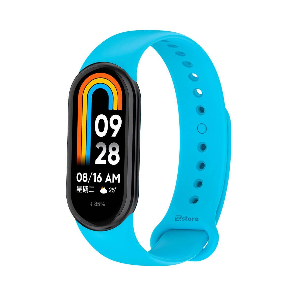 GENERICO - Correa Compatible con Xiaomi Mi Band 8 Celeste