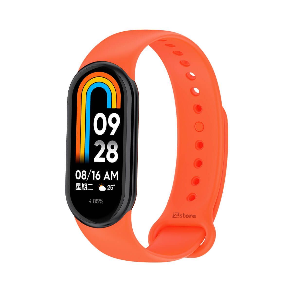GENERICO - Correa Compatible con Xiaomi Mi Band 8 Naranja