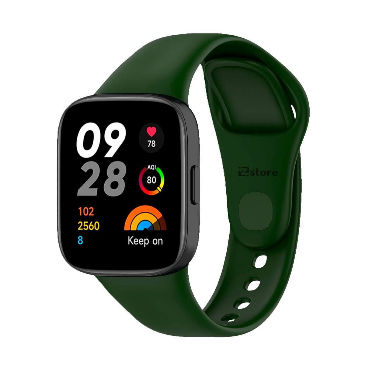 GENERICO - Correa Compatible con Redmi Watch 3 Verde Militar