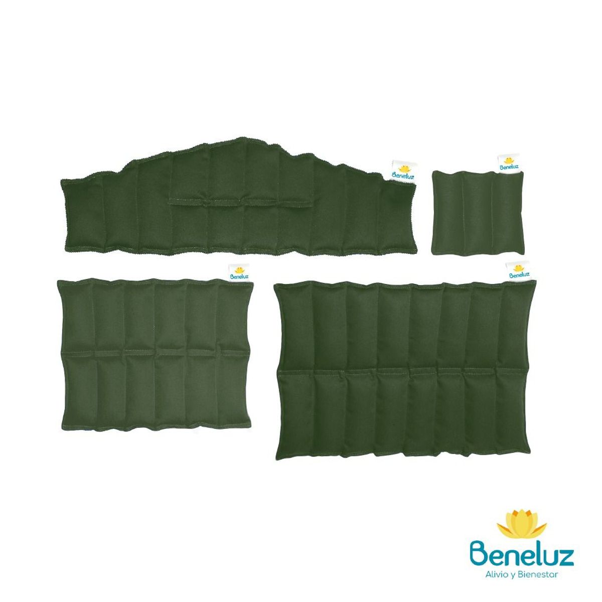 GENERICO - Compresas de Semillas - Kit Verde Militar