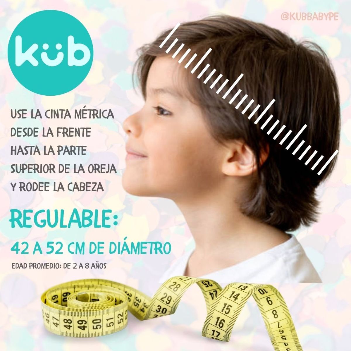 KUB - Casco para niños original KUB protector de cabeza bebes