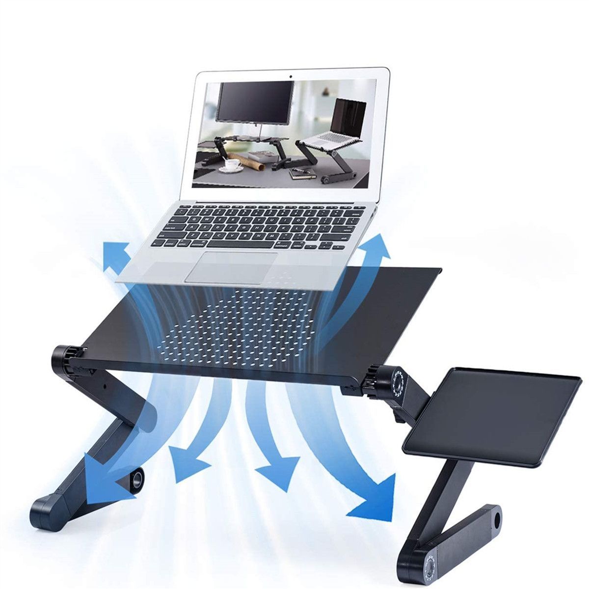 OEM - Mesa Portàtil Plegable De 360º Alumino Laptop Portàtil T8