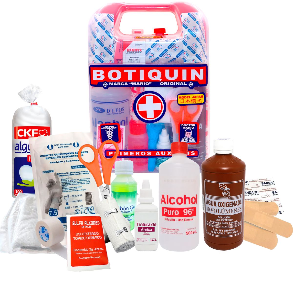 GENERICO - Botiquín de Emergencia Tipo Lonchera Grande Primeros Auxilios