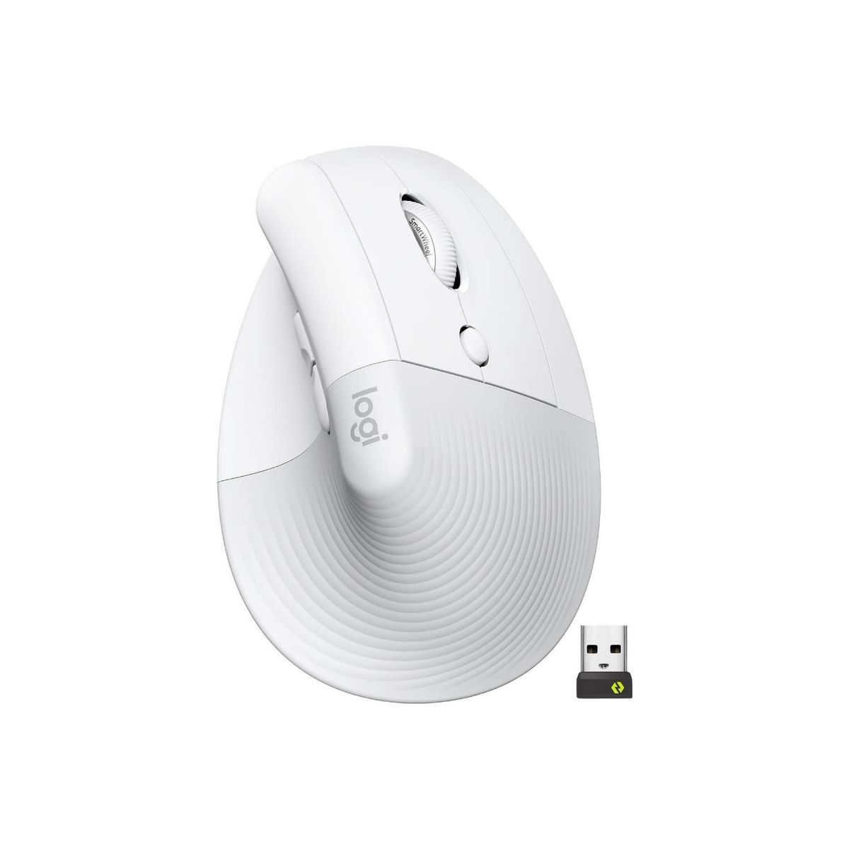 LOGITECH - Mouse Logitech Lift Vertical Wireless blanco