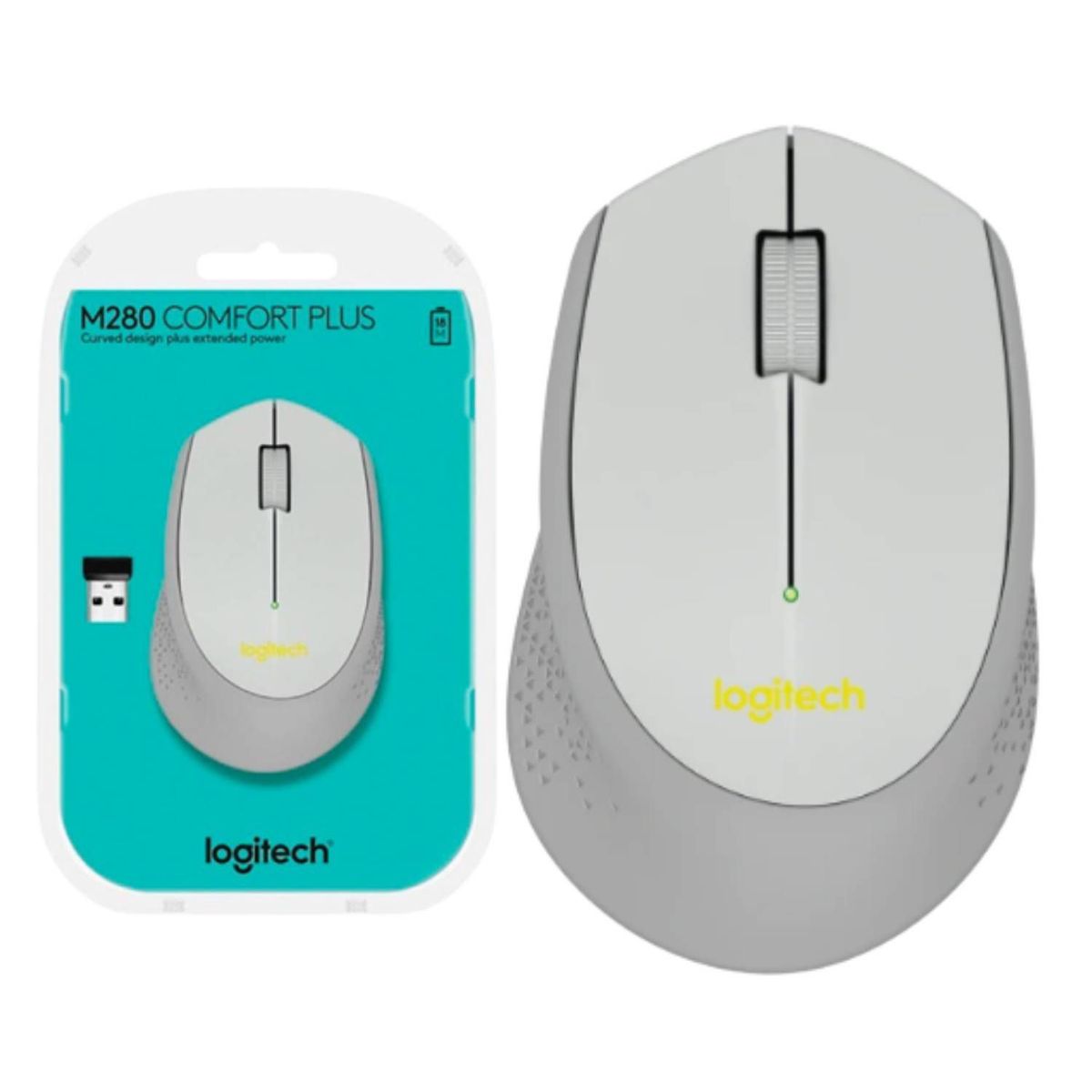 LOGITECH - Mouse Logitech M280 Wireless Gray