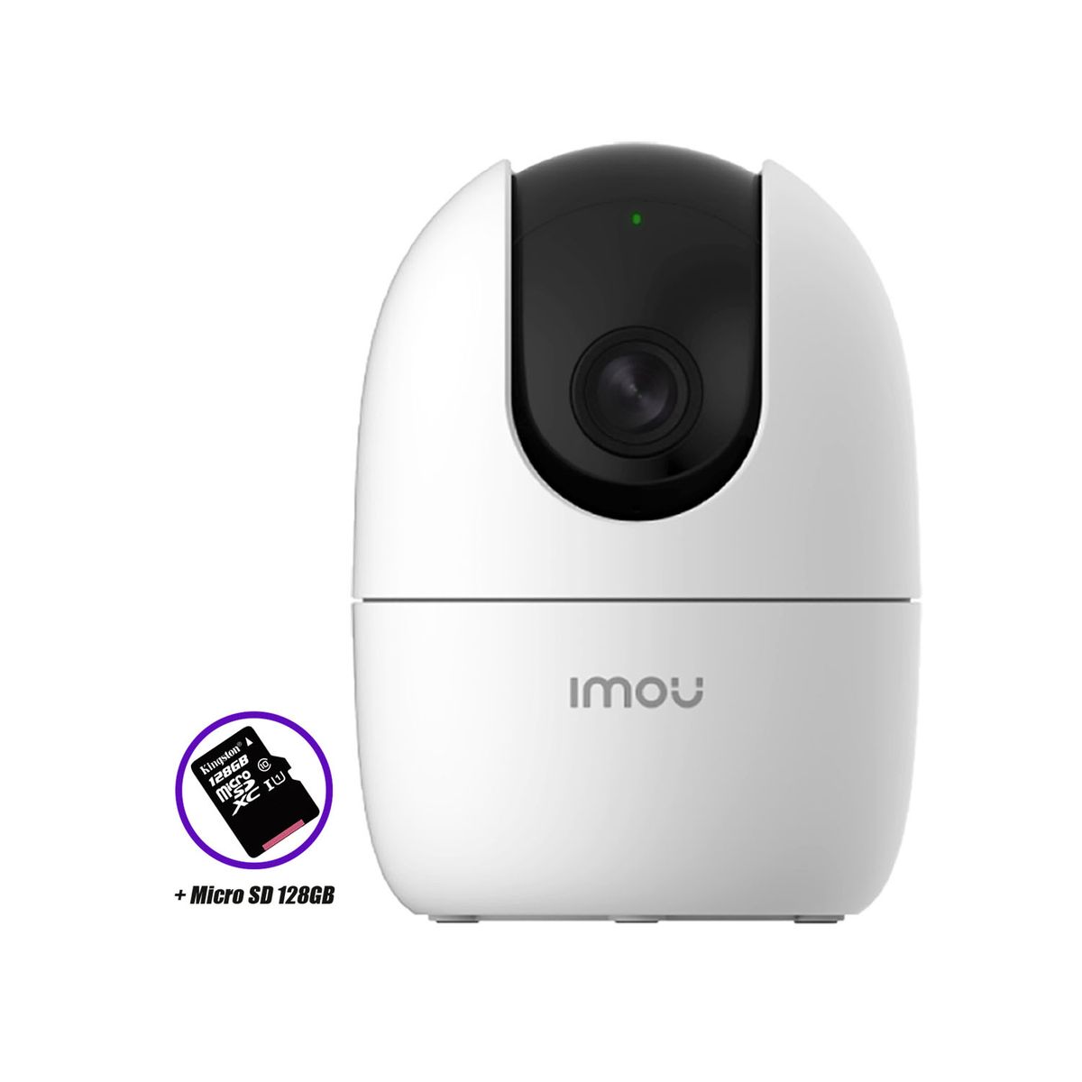 IMOU - Cámara Vigilancia RANGER 2 Gira 360º 4MP Wi-Fi + Micro SD 128GB