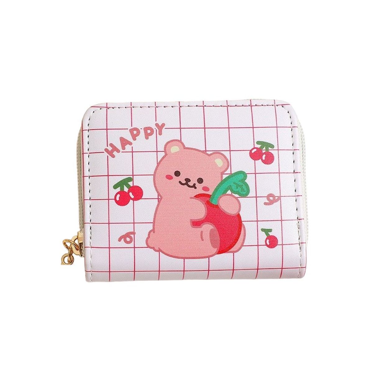 GENERICO - Billetera Kawaii de multi bolsillo cuero sintético