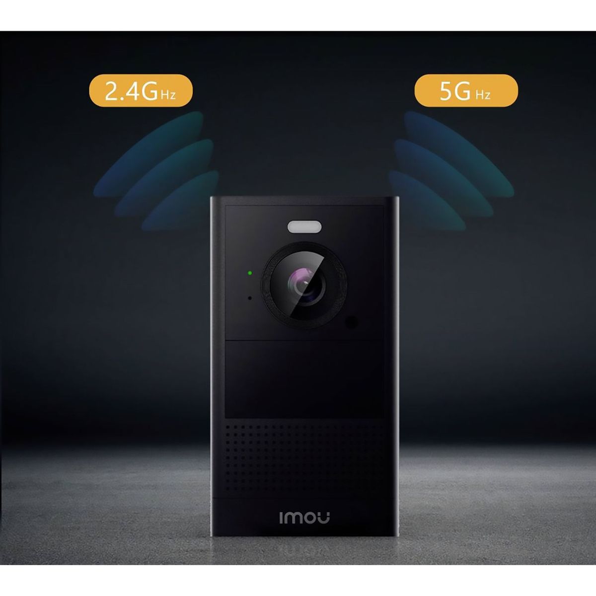 IMOU - Cámara Inalámbrico CELL 2 4MP + Panel Solar WiFi 2,4 GHz 5 GHz