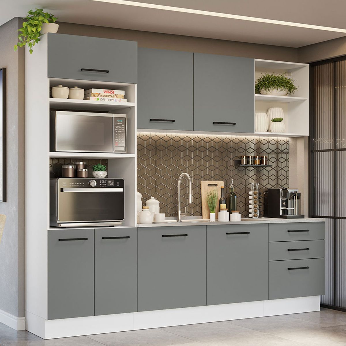 MADESA - Mueble de Cocina Integral Agata 250 cm 01