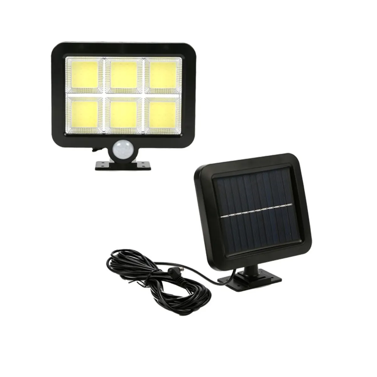 OEM - Lámpara LED Solar Recargable Reflector Iluminación Jardin Exteriores
