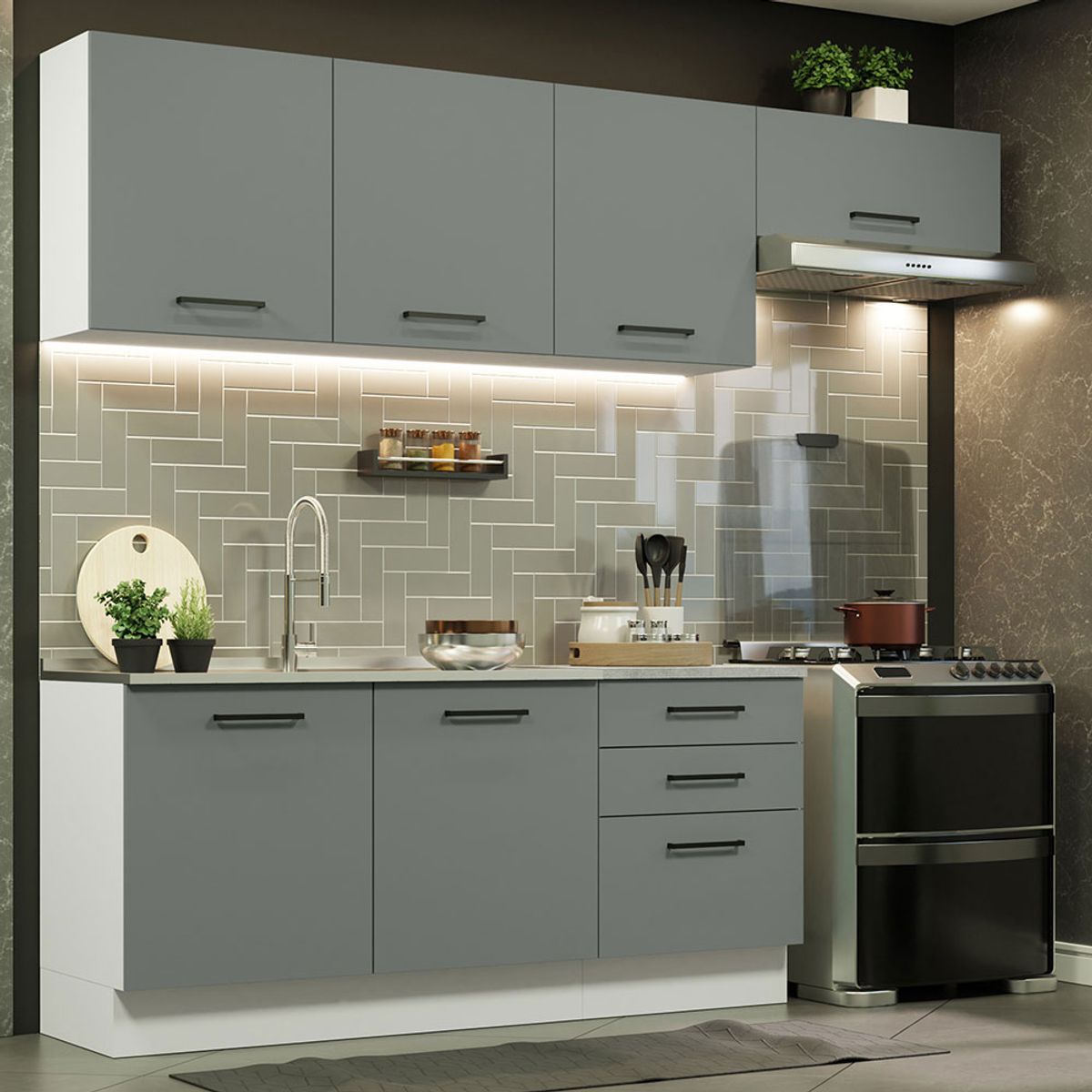 MADESA - Mueble de Cocina Integral Agata 260 cm 02