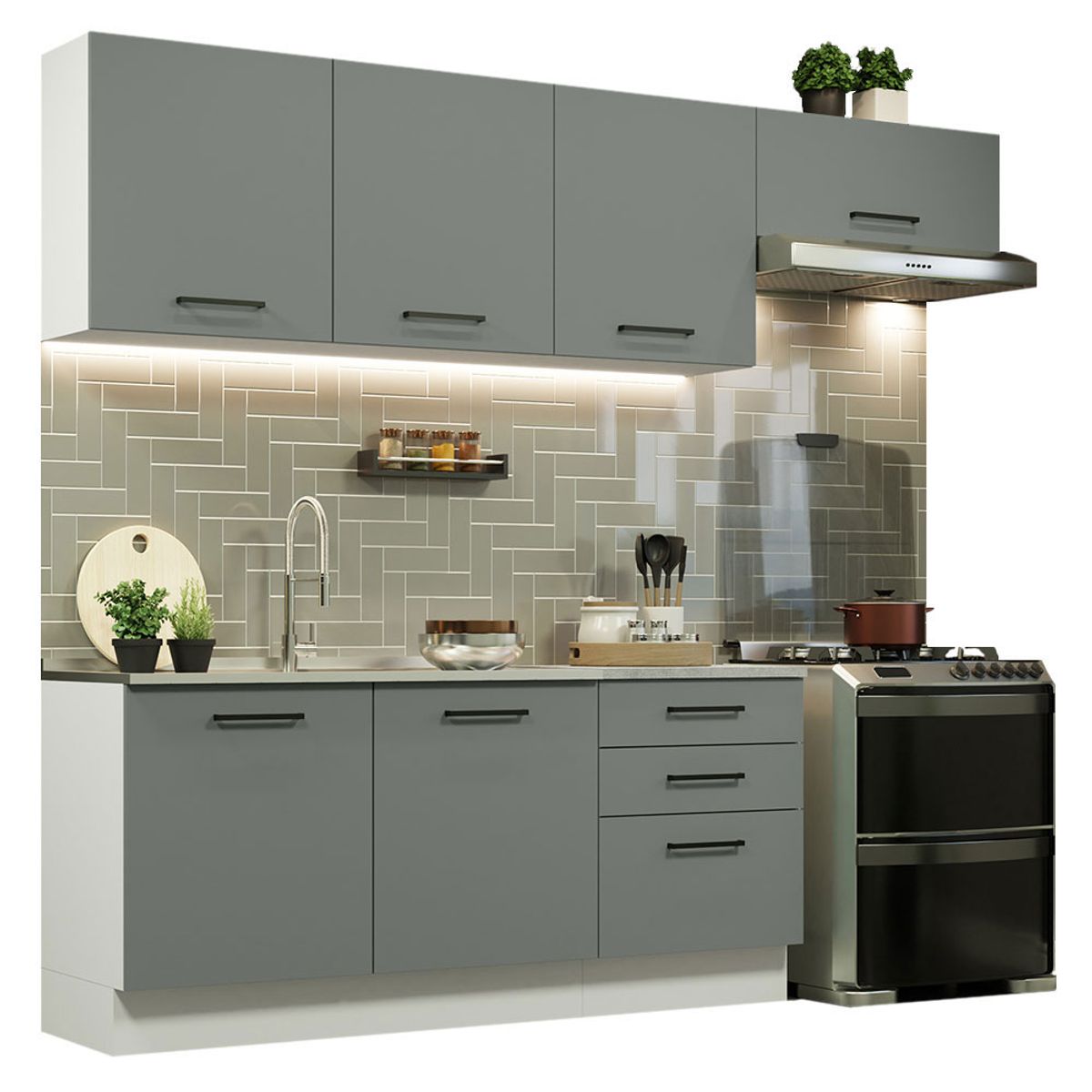 MADESA - Mueble de Cocina Integral Agata 260 cm 02