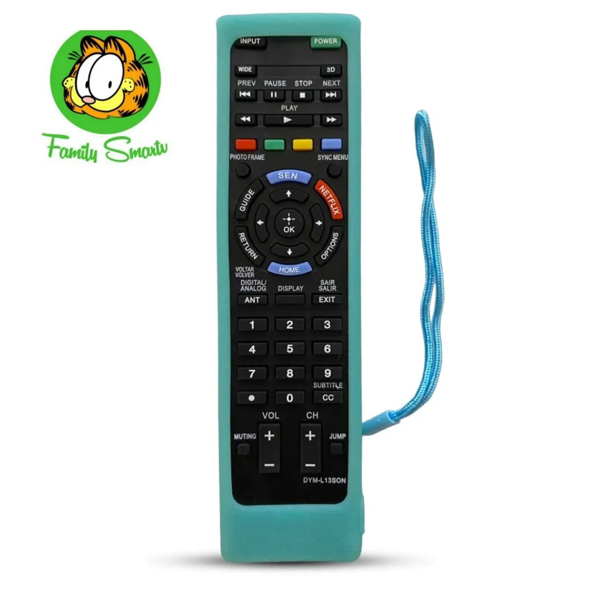 UNIVERSAL - Funda silicona para Control Sony Smart  Turquesa